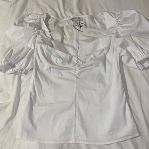 Rachel Zoe white blouse